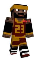 black and white Minecraft skin — Classic model