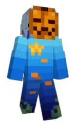 denim and picton blue Minecraft skin — Slim model — first worn by Melloh__