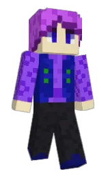 MurdBook's Minecraft skin wearing the Aurora cape
