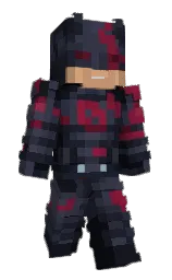 steel gray and cinder Minecraft skin — Slim model — first worn by WinstonCave