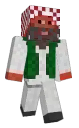 Bodieopro's Minecraft skin wearing the Pan cape