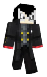 black and shark Minecraft skin — Classic model