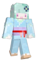 Guden_Yu's Minecraft skin wearing the Migrator cape