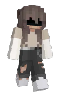 Front of melegance's skin