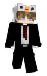 black and bon jour Minecraft skin — Slim model — first worn by EinfachNurMichi