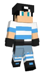 peach orange and mine shaft Minecraft skin — Slim model — first worn by puppy_luppy