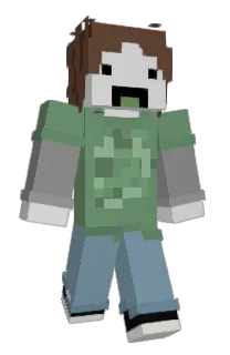 Front of Snalee's skin