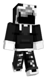 cod gray and black Minecraft skin — Classic model