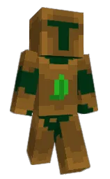west coast and county green Minecraft skin — Classic model