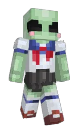 Gurply's Minecraft skin wearing the Pan cape