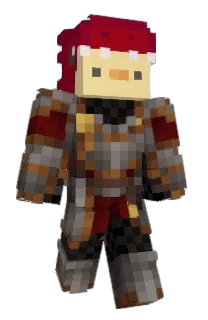 Front of Halduril's skin