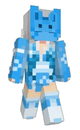picton blue and solitude Minecraft skin — Slim model