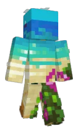LuminousBlack's Minecraft skin wearing the Cherry Blossom cape