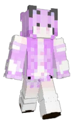 white and perfume Minecraft skin — Slim model