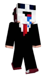 black and manhattan Minecraft skin — Classic model — first worn by flippyandbob