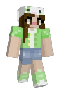 1lettuce Minecraft avatar full body