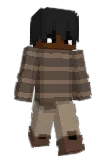 1mColored Minecraft avatar full body