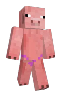 1pence Minecraft avatar full body
