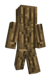 1visible Minecraft avatar full body