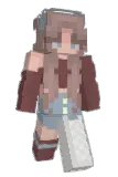 1xx1_Zoey12 Minecraft avatar full body