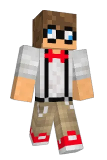 200m Minecraft avatar full body