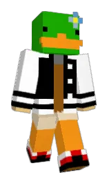 Bomberwan's Minecraft skin wearing the Home cape
