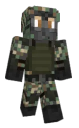 tundora and indian khaki Minecraft skin — Classic model — first worn by AlphaFoudre