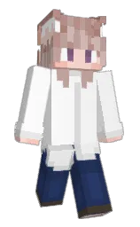 whisper and alabaster Minecraft skin — Slim model