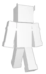 white and black Minecraft skin — Classic model