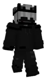 cod gray and black Minecraft skin — Classic model