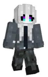 heavy metal and abbey Minecraft skin — Classic model — first worn by Skelejada