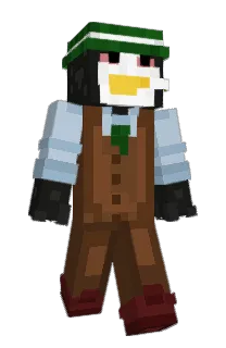 Front of Minirrea's skin