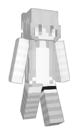 white and alto Minecraft skin — Slim model — first worn by xjnq_x2