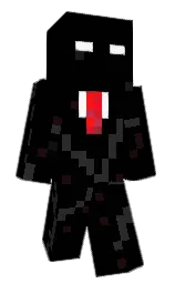 black and mine shaft Minecraft skin — Classic model