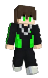 woodsmoke and shark Minecraft skin — Slim model