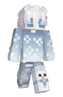 Front of Blandek's skin