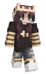 Linako's Minecraft skin wearing the 15th Anniversary cape
