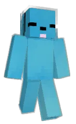 scooter and black Minecraft skin — Classic model — first worn by ChiChi3D_REAL