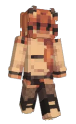 crail and gold sand Minecraft skin — Slim model — first worn by Aun1x