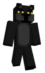 BeeBu's Minecraft skin wearing the Menace cape