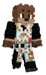woodsmoke and black pearl Minecraft skin — Classic model — first worn by bunbunnimby