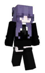Cannellah's Minecraft skin wearing the Twisted cape