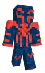 downriver and pomegranate Minecraft skin — Classic model — first worn by WoolyFrog