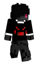 cod gray and black Minecraft skin — Slim model — first worn by phot0genic