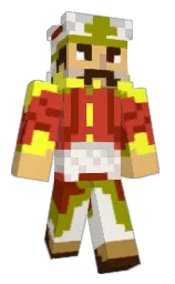 Senatus's Minecraft skin wearing the Pan cape