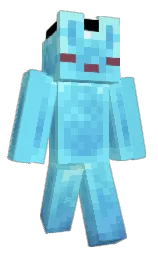 Huskl0's Minecraft skin wearing the Aurora cape
