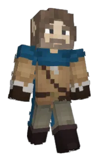 Front of tazata's skin