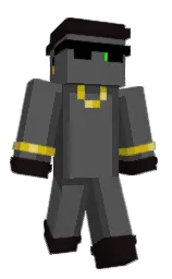 Soleah's Minecraft skin wearing the Pan cape