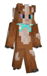 potters clay and walnut Minecraft skin — Slim model — first worn by rukii_of_skalitz