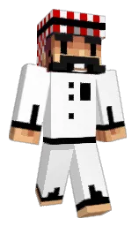 1ZaRo's Minecraft skin wearing the Migrator cape
